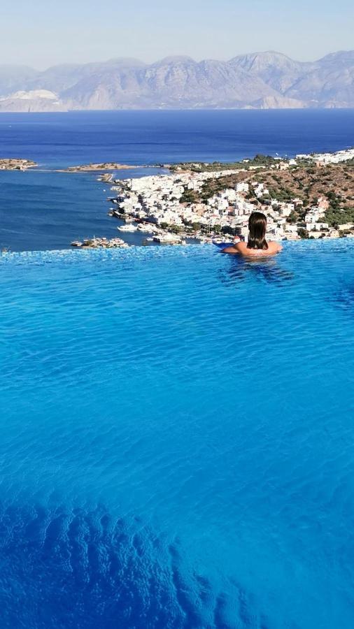 Villa Estee, Luxury Villa With Private Infinity Pool And Jacuzzi Elounda  Luaran gambar