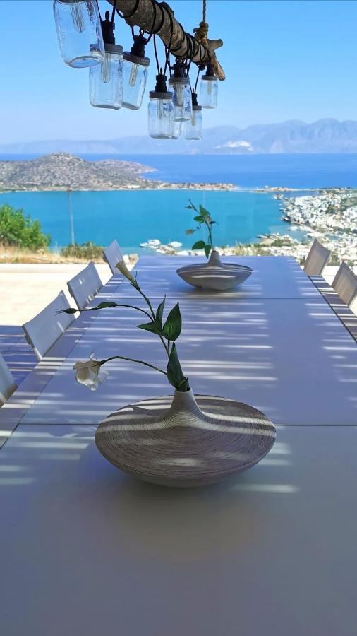 Villa Estee, Luxury Villa With Private Infinity Pool And Jacuzzi Elounda  Luaran gambar