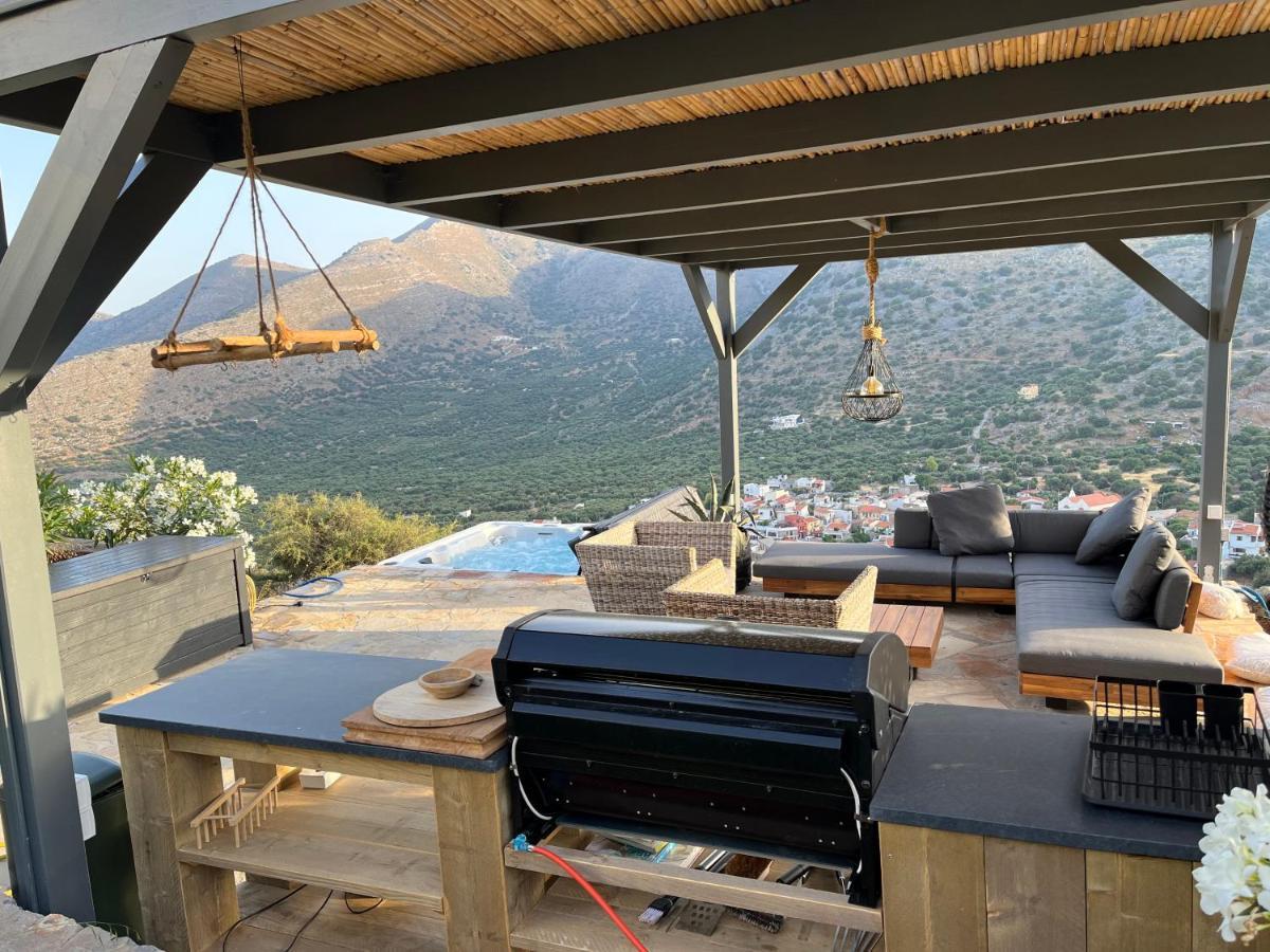 Villa Estee, Luxury Villa With Private Infinity Pool And Jacuzzi Elounda  Luaran gambar
