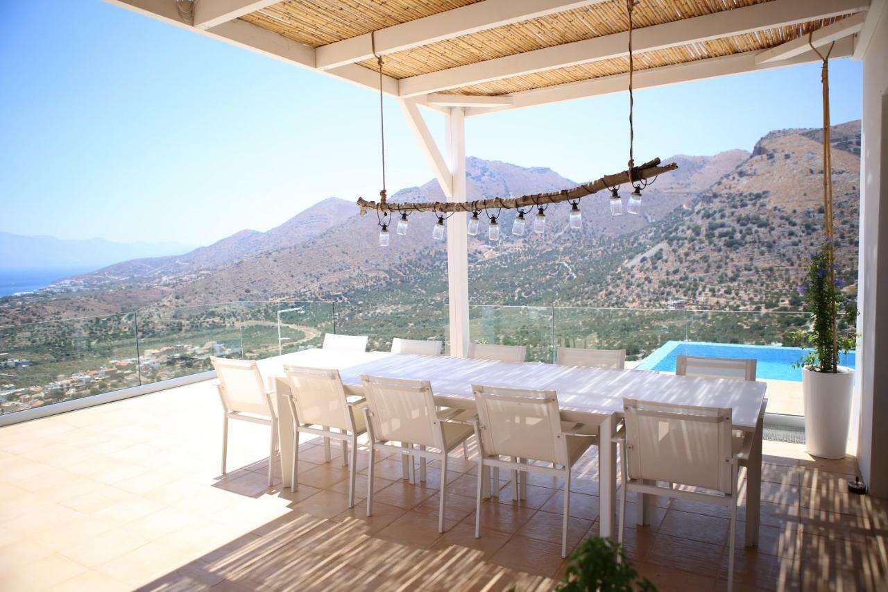 Villa Estee, Luxury Villa With Private Infinity Pool And Jacuzzi Elounda  Luaran gambar